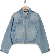 PURPLE BRAND Cropped Carpenter Jacket