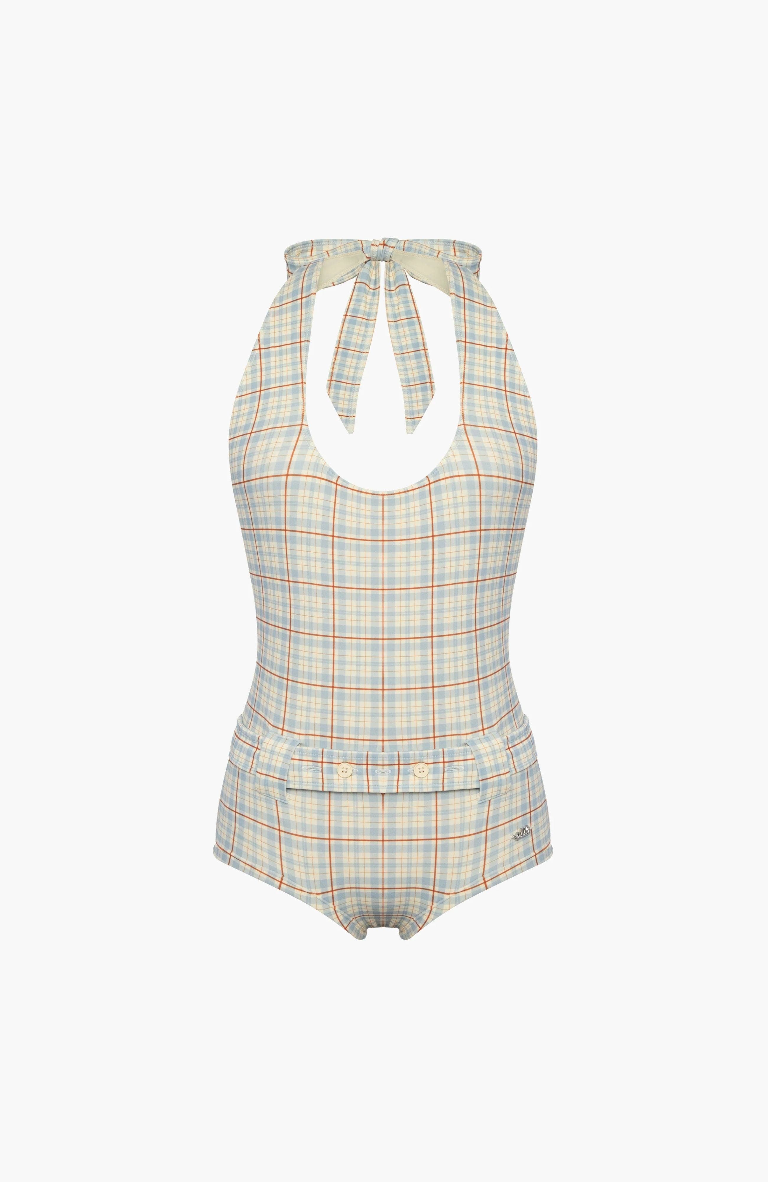 selected Cream Plaid