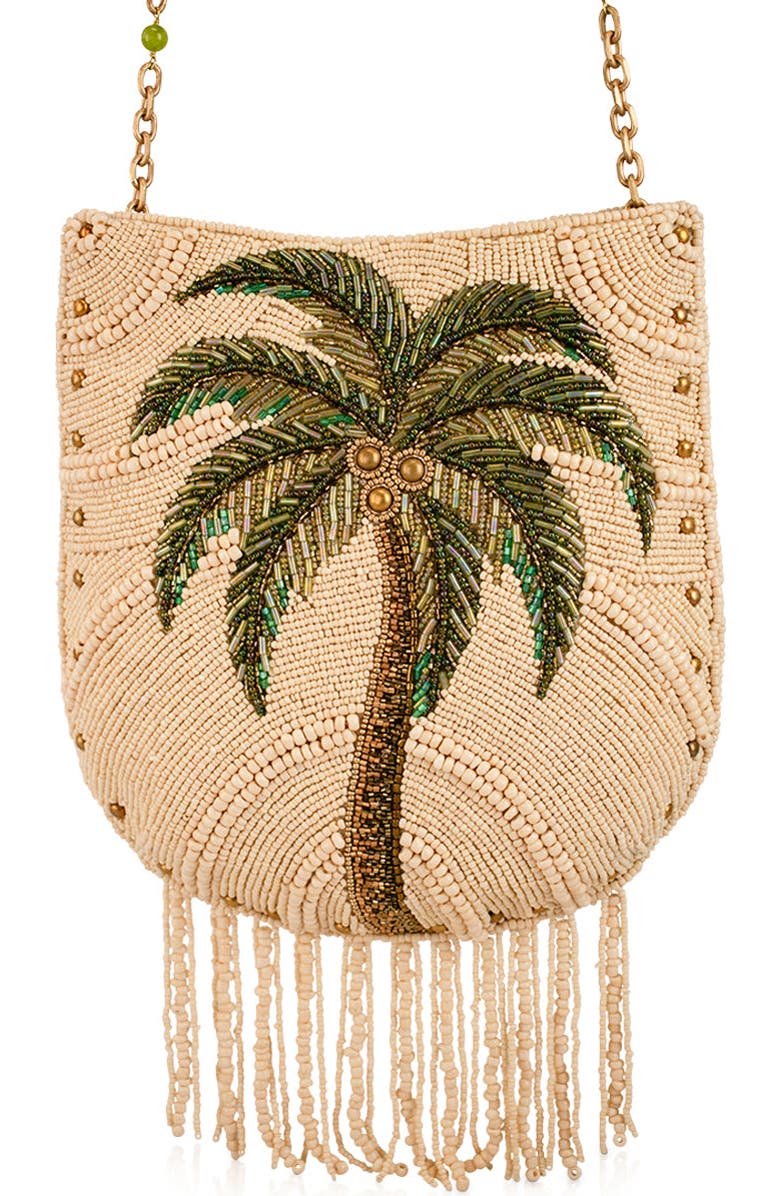 Mary Frances Accessories Coconutty Crossbody Handbag, Main, color, Ivory