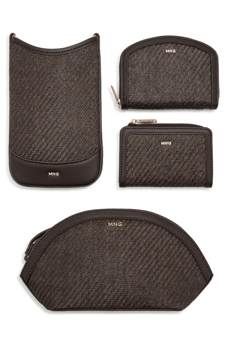 Medium Zip Wallet, Alternate, color, CHOCOLATE
