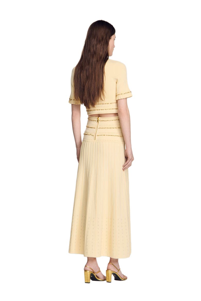 Long tassel skirt, Alternate, color, Vanilla
