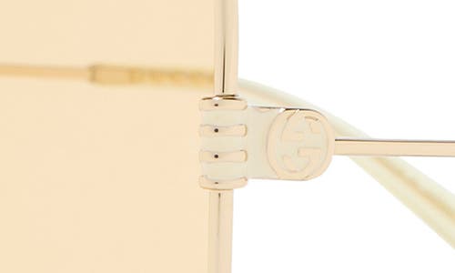 Gucci 62mm Oversize Gradient Square Sunglasses In Multi