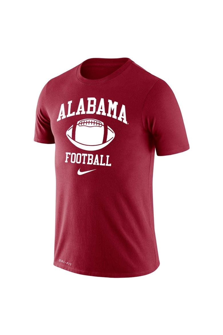 Men's Nike Crimson Alabama Crimson Tide Retro Football Lockup Legend Performance T-Shirt, Alternate, color, Crimson