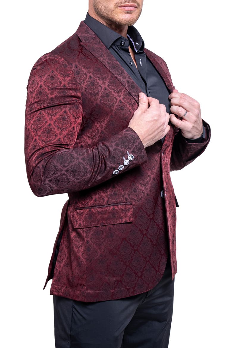 Descartes Ascension2184 Unconstructed Blazer, Alternate, color, RED