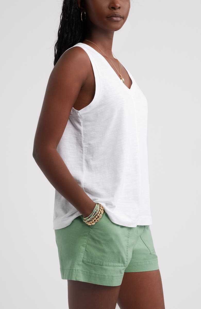 Caslon<sup>®</sup> Cotton Blend Slub Swing Tank, Alternate, color,