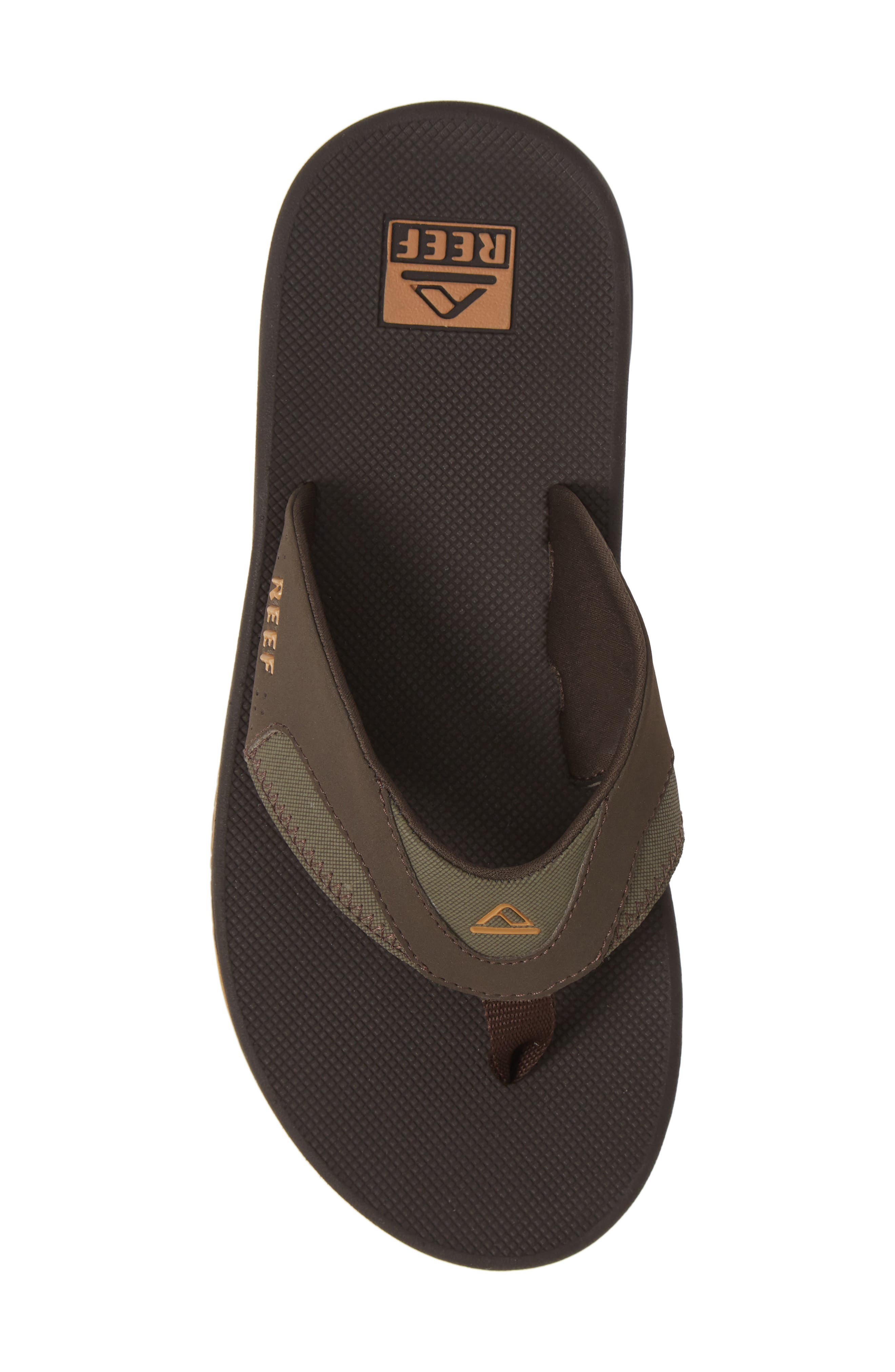 Reef Fanning Low Flip Flop, Alternate, color, Brown Gum