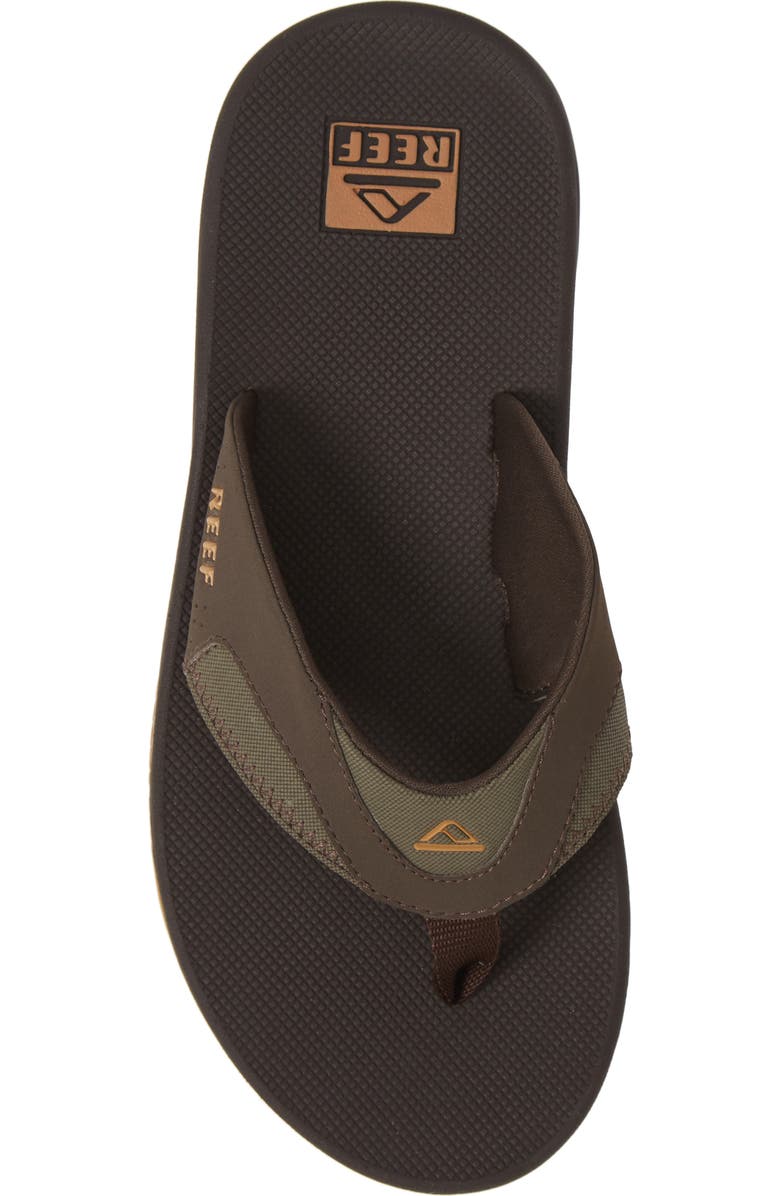 Reef Fanning Low Flip Flop, Alternate, color, Brown Gum