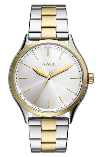Fossil Fenmore Two-tone Bracelet Watch, 44mm
