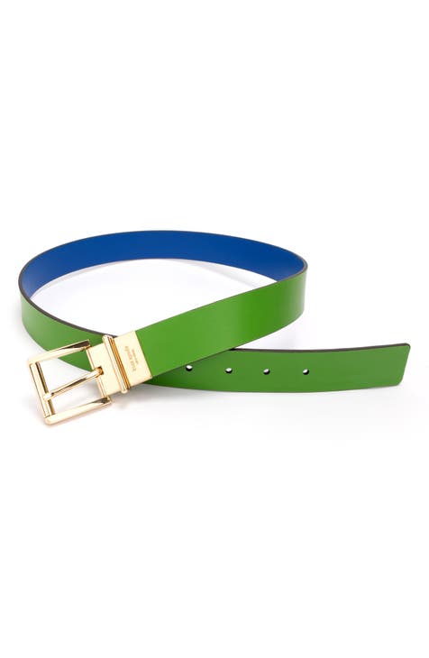 Ladies green belt best sale