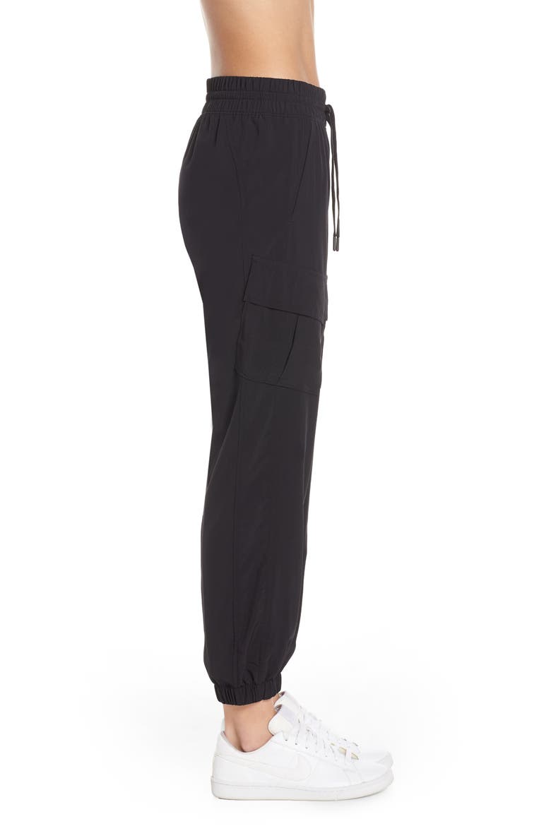 Urban Cargo Jogger Pants, Alternate, color, BLACK