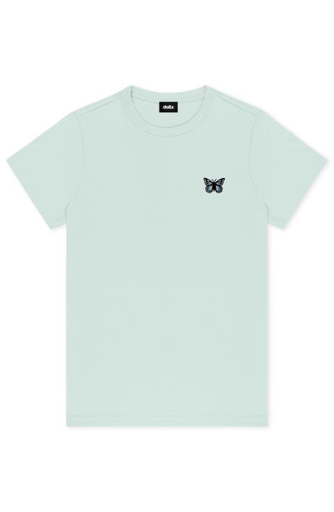 Butterfly Short Sleeve Classic Cotton Tee