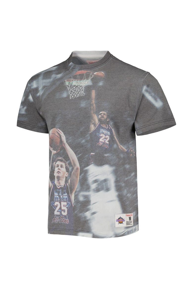 Men's Mitchell & Ness Cleveland Cavaliers Above the Rim Graphic T-Shirt, Alternate, color, Gray
