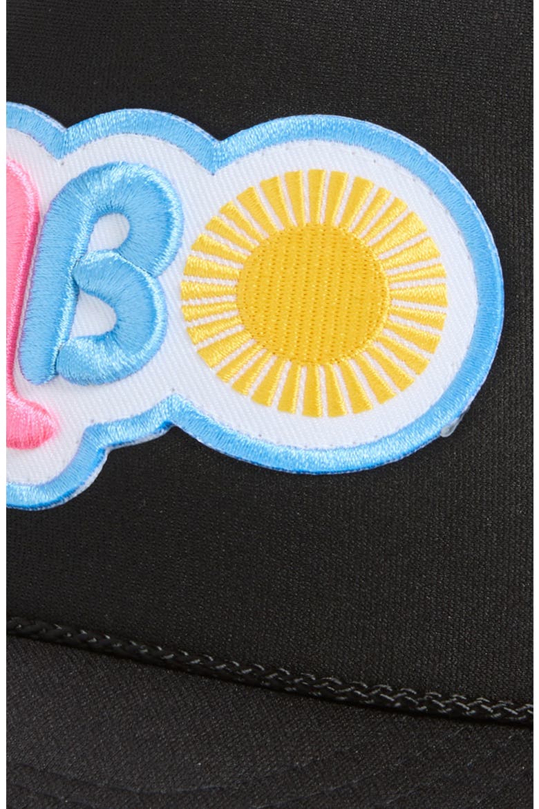 Cabo Patch Trucker Hat, Alternate, color, BLACK