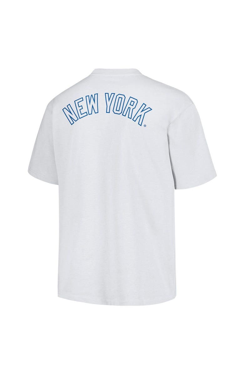 PLEASURES Men's PLEASURES White New York Yankees Mascot T-Shirt, Alternate, color, White