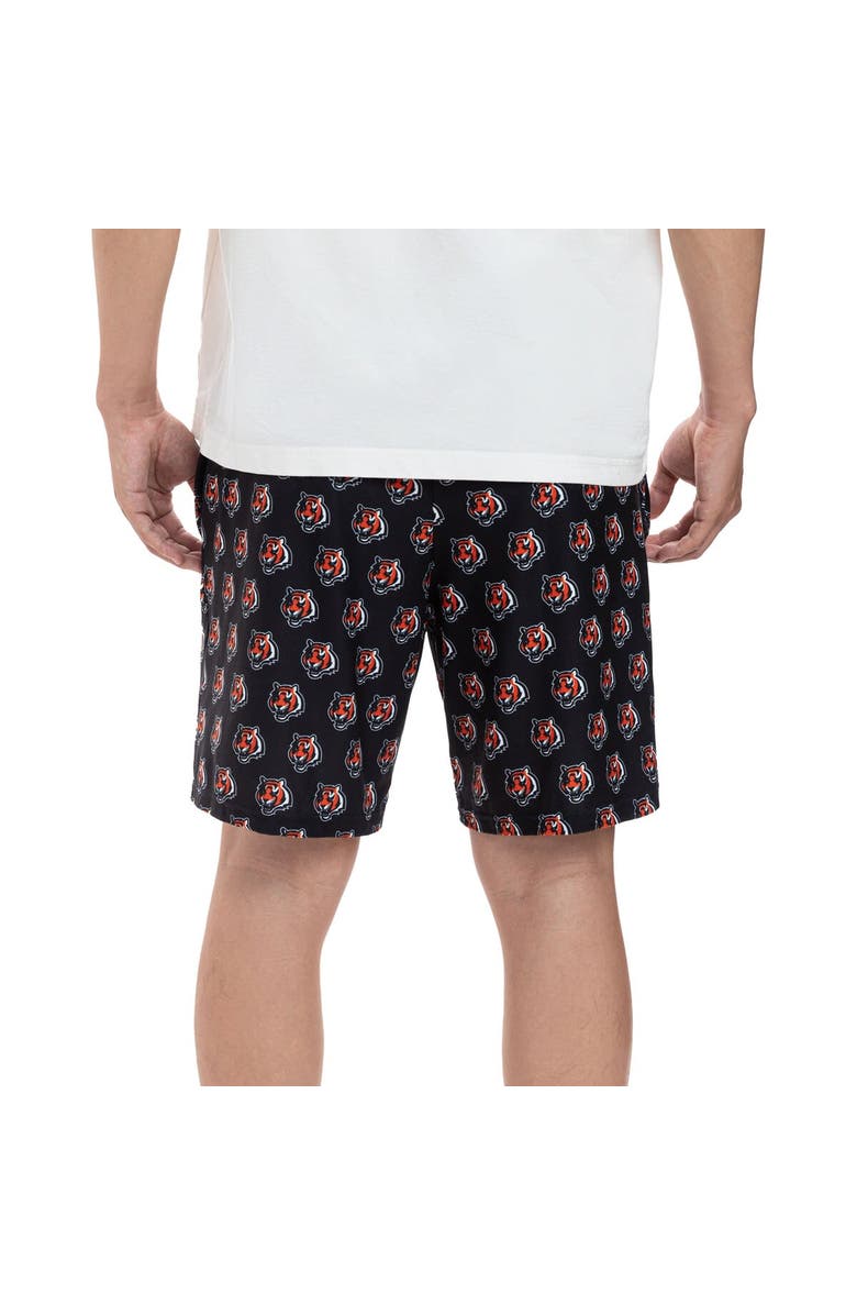 CONCEPTS SPORT Men's Concepts Sport Black Cincinnati Bengals Gauge Jam Two-Pack Shorts Set, Alternate, color, 