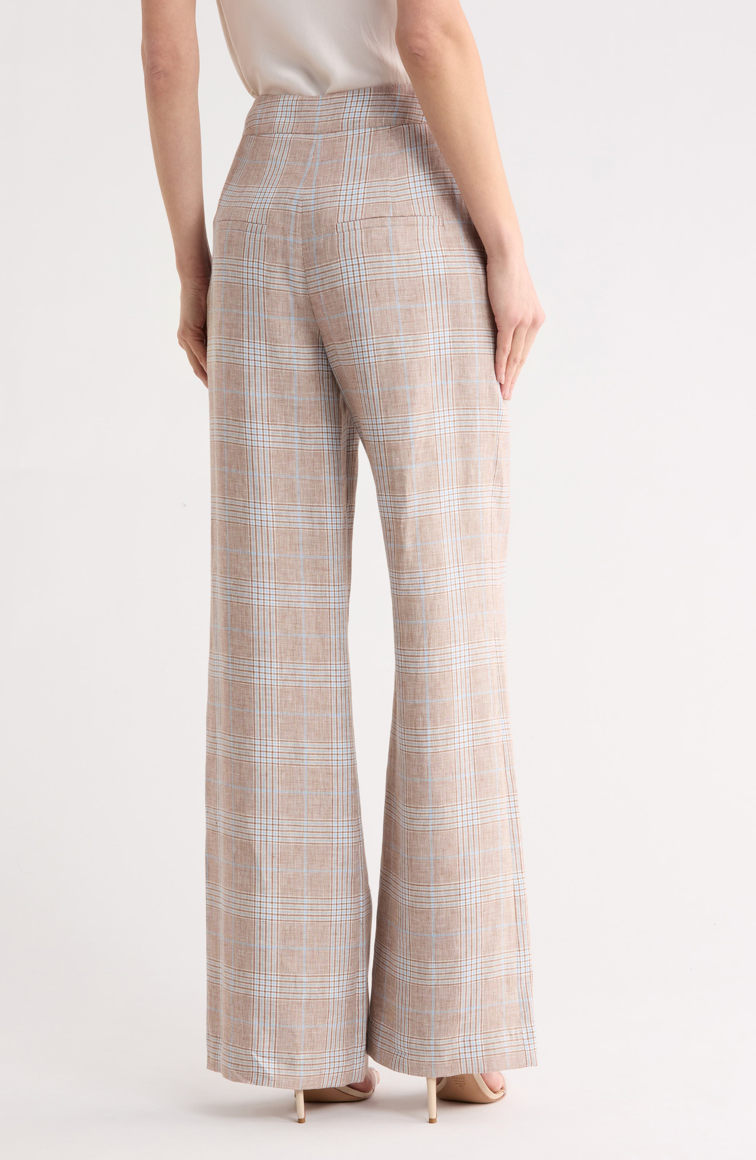Tonelli Plaid Linen Pants - image 2