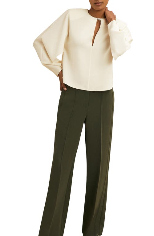 Reiss Atelier Luella Split Sleeve Top