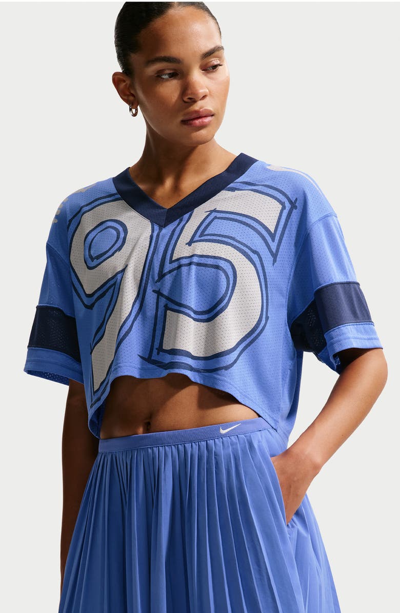 Nike Sportswear Pleated Miniskirt, Alternate, color, Light Medium Blue/Sail