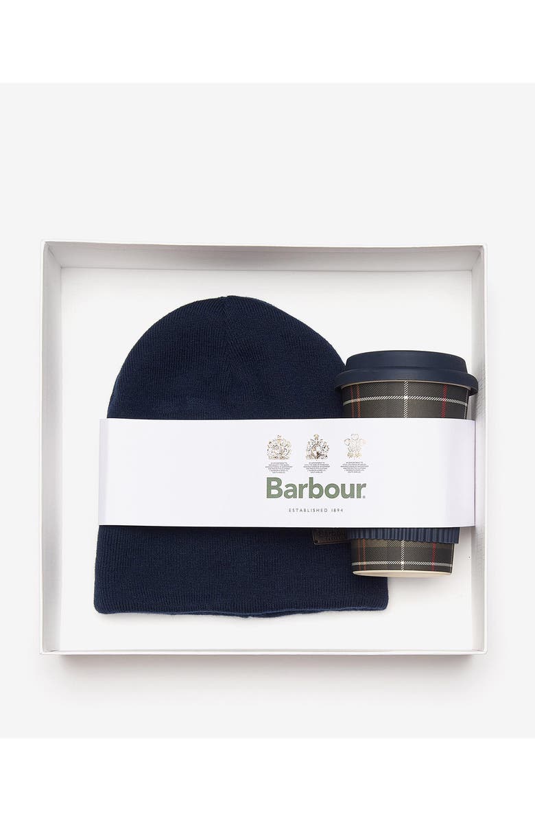 Barbour Swinton Beanie & Mug Set, Alternate, color,
