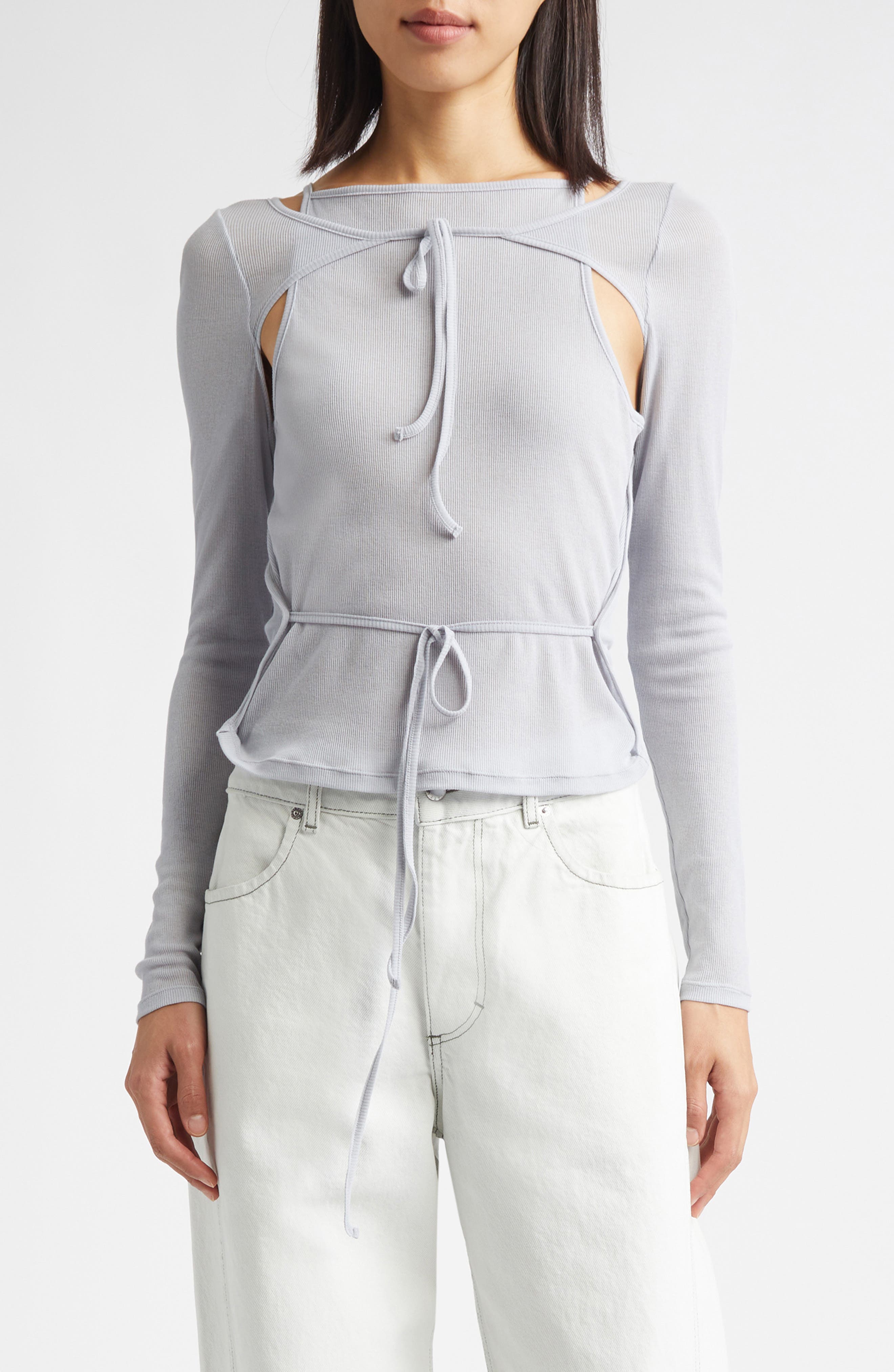 Flip Tie Front Top