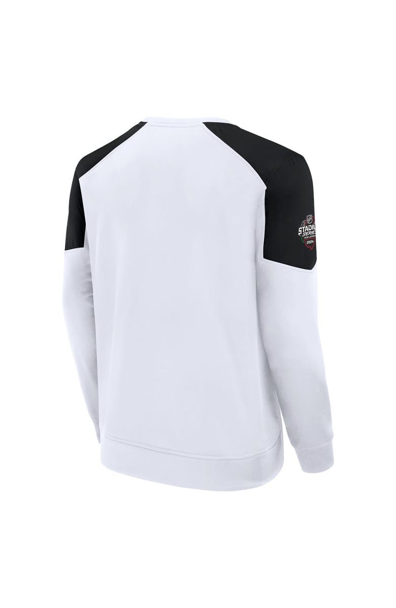 FANATICS Men's Fanatics Branded White Philadelphia Flyers 2024 NHL Stadium Series Authentic Pro Fleece Logo Pullover Sweatshirt, Alternate, color, White