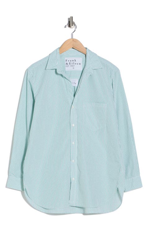 Relaxed Fit Cotton Button-Up Shirt