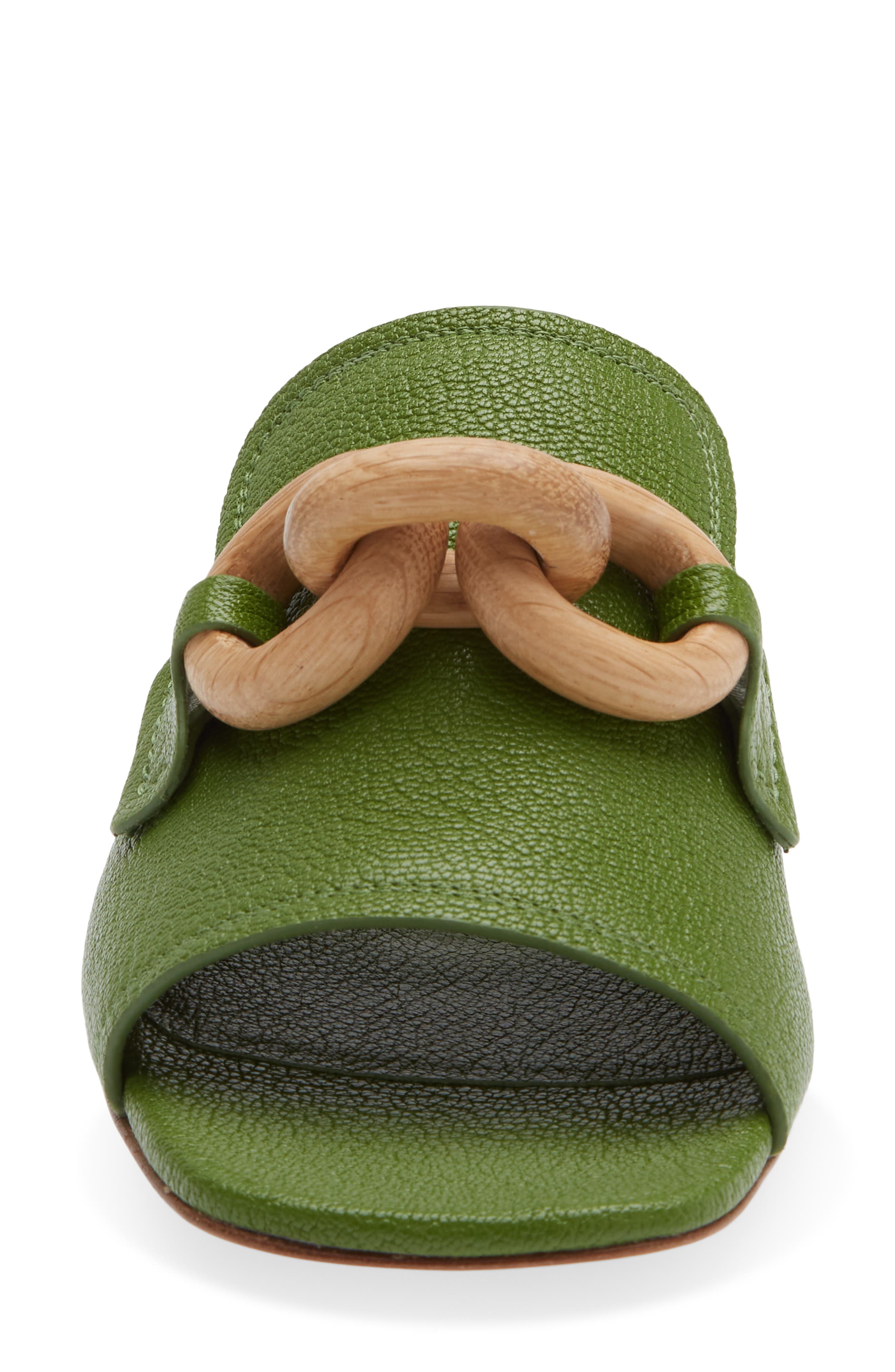 Enna Slide Sandal, Alternate, color, PALM PETITGRAIN-OAK