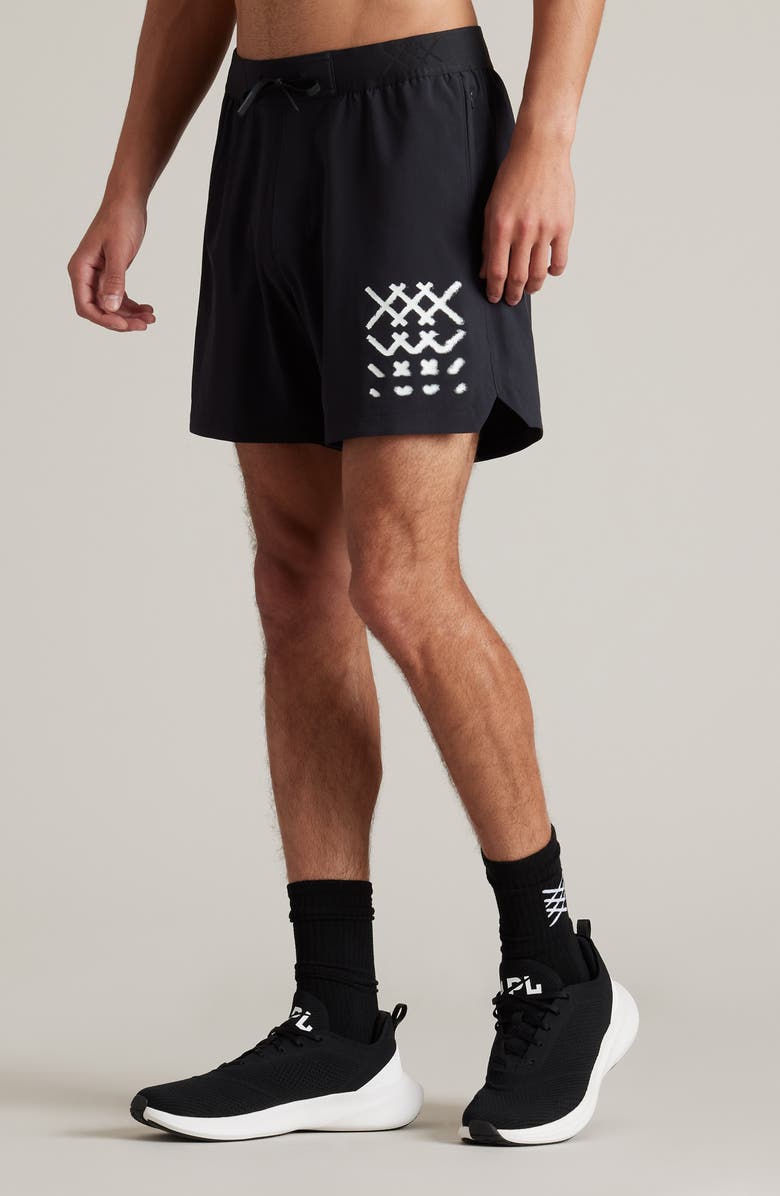 Rhone Base Training Shorts, Alternate, color, Black