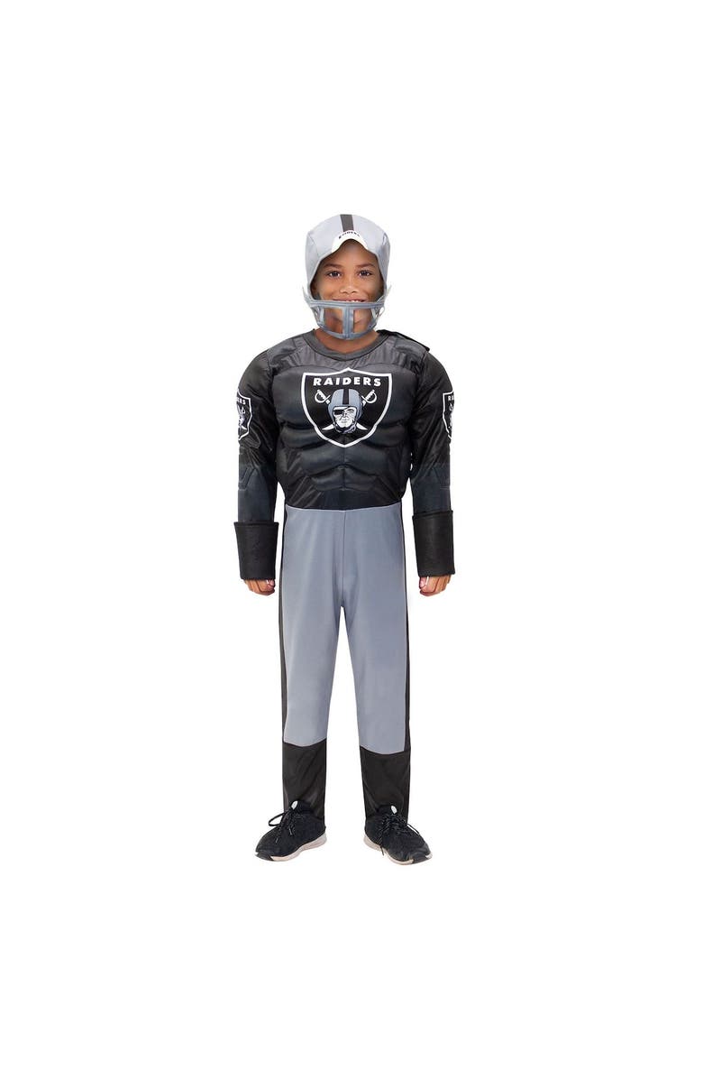 JERRY LEIGH Youth Black Las Vegas Raiders Game Day Costume, Alternate, color, 