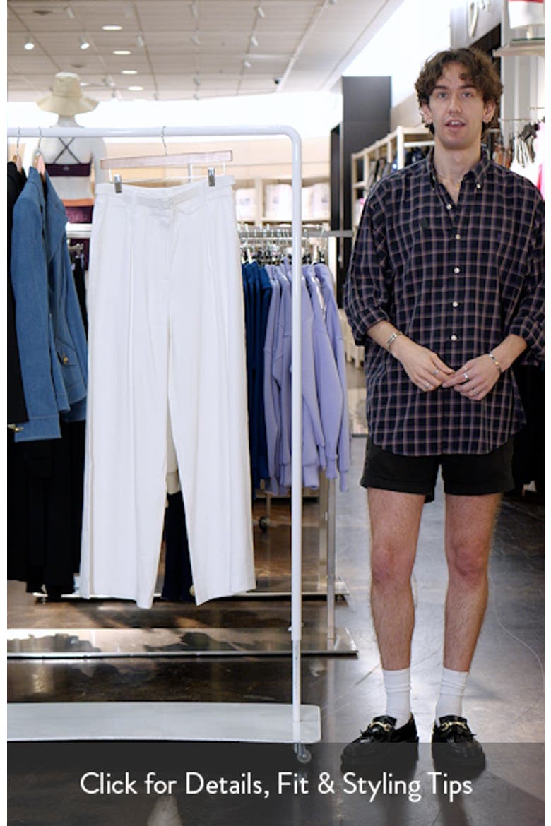 The Miranda Wide Leg Linen Blend Pants video
