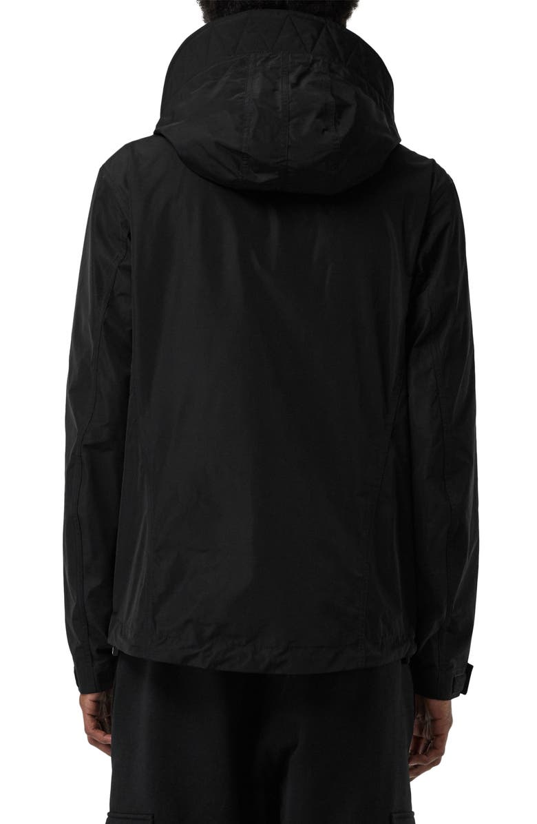 Burberry Robinson Hooded Zip Up Waterproof Jacket, Alternate, color, 
