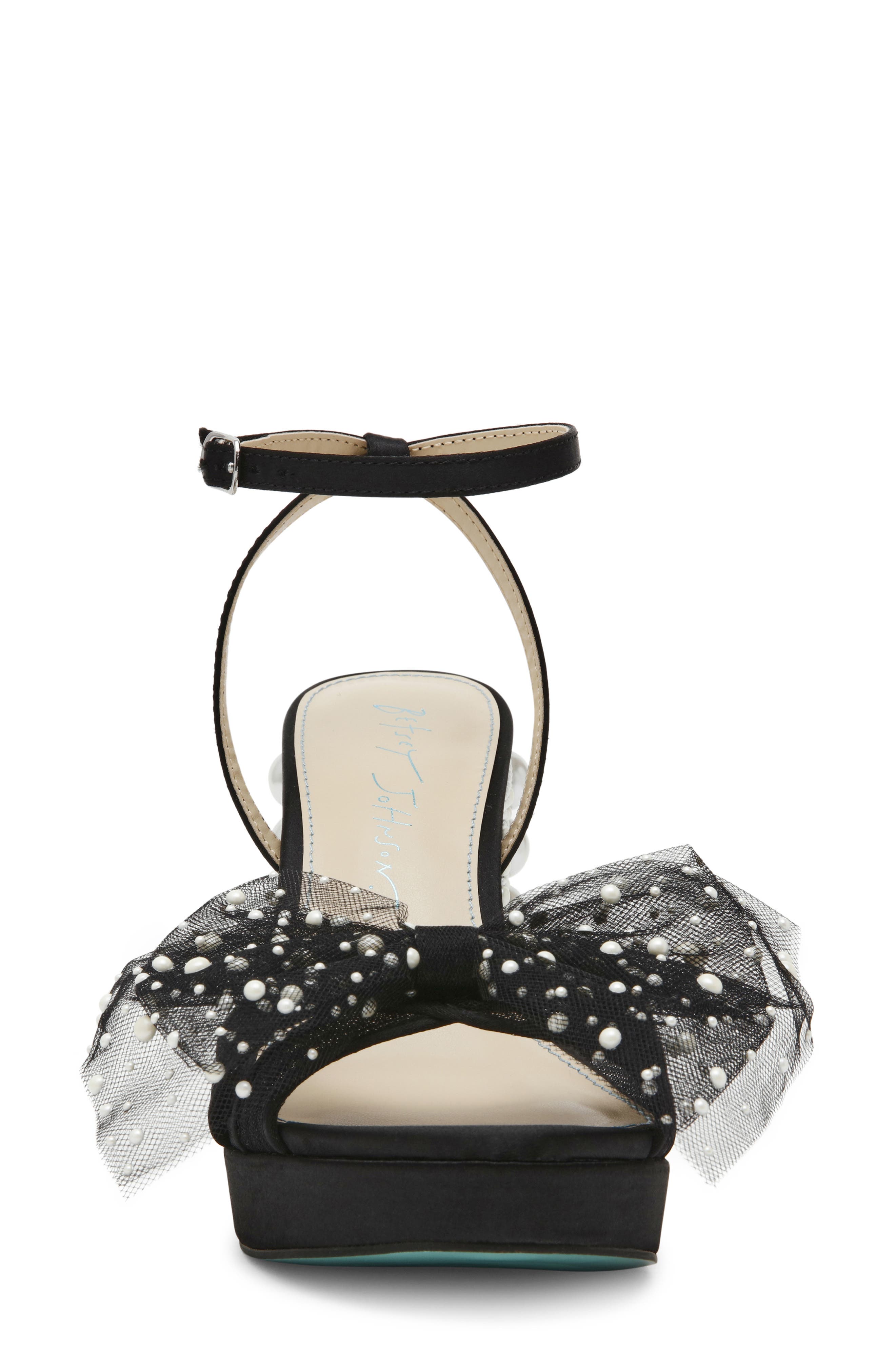 Betsey Johnson Lulu Ankle Strap Platform Sandal, Alternate, color, 