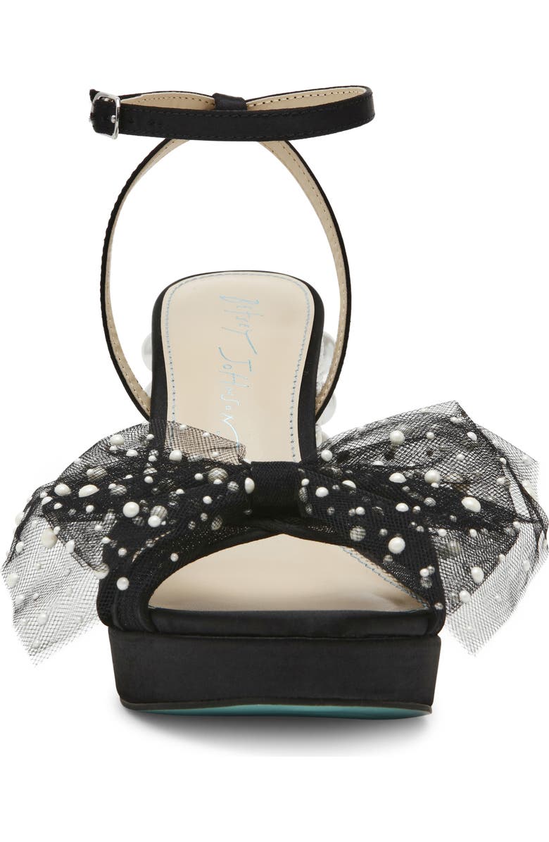 Betsey Johnson Lulu Ankle Strap Platform Sandal, Alternate, color,