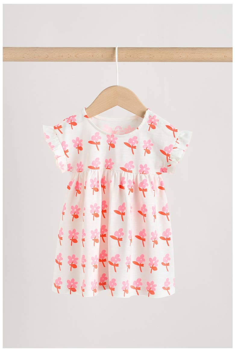 Kids' Assorted 2-Pack Cotton Jersey Dresses, Alternate, color, WHITE MULTI