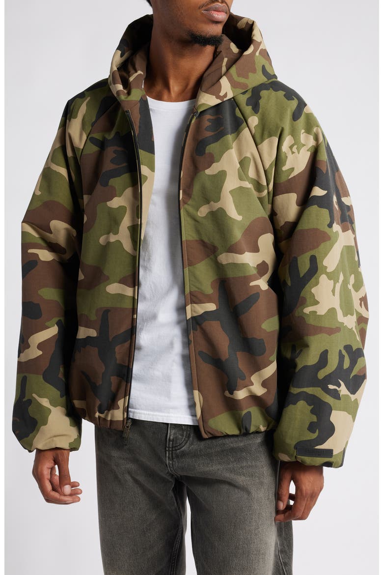 Gender Inclusive Camo Print Hooded Jacket (Men) | Nordstrom
