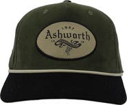 ASHWORTH GOLF Micro Cord Vintage Woven Patch Cap
