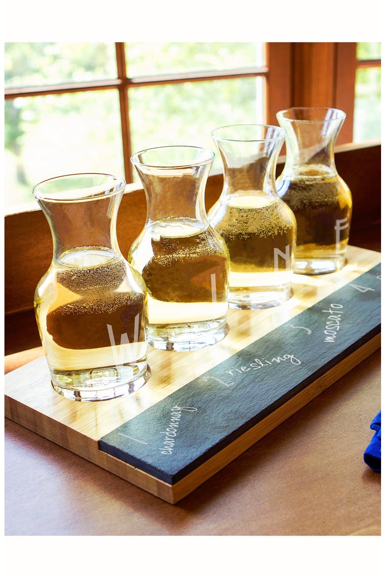 5-Piece Wine Tasting Flight, Alternate, color, BROWN