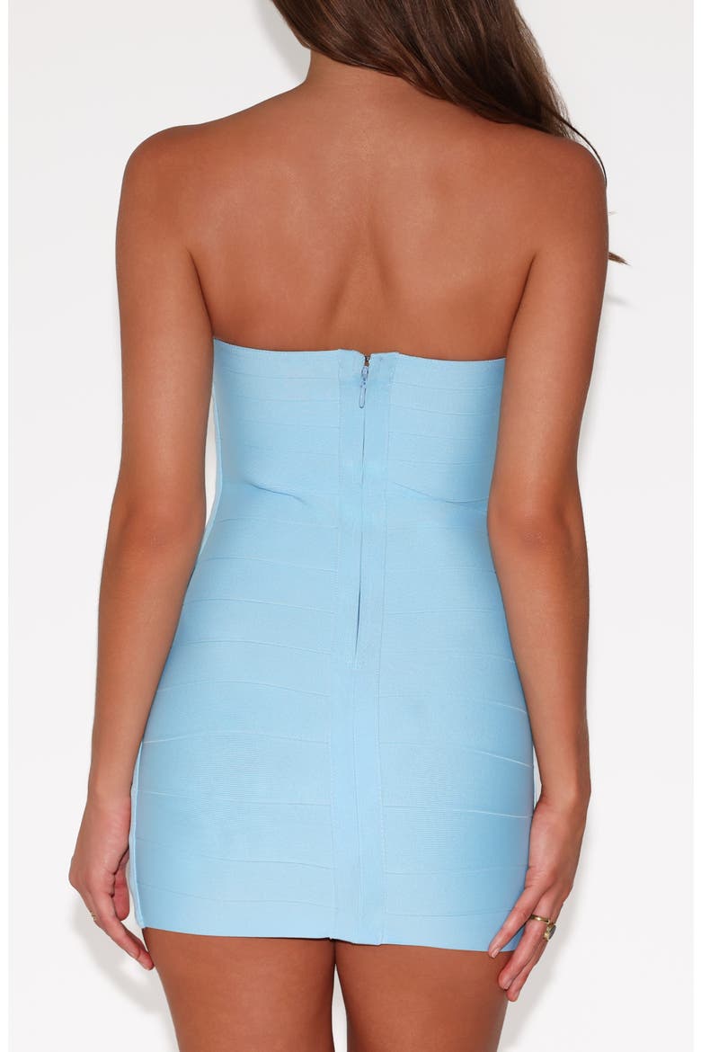 Niya Bandage Body-Con Minidress, Alternate, color, BLUE