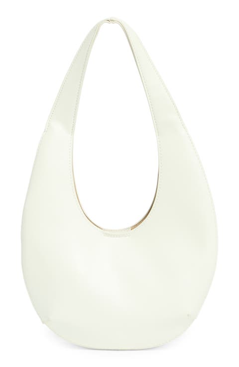 Mini Sculptural Hobo Shoulder Bag with Pouch