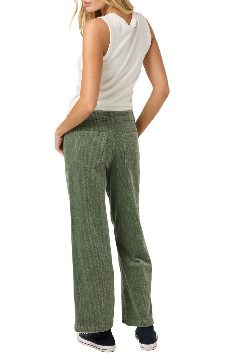 Langford Wide Leg Corduroy Pants, Alternate, color, SEA SPRAY