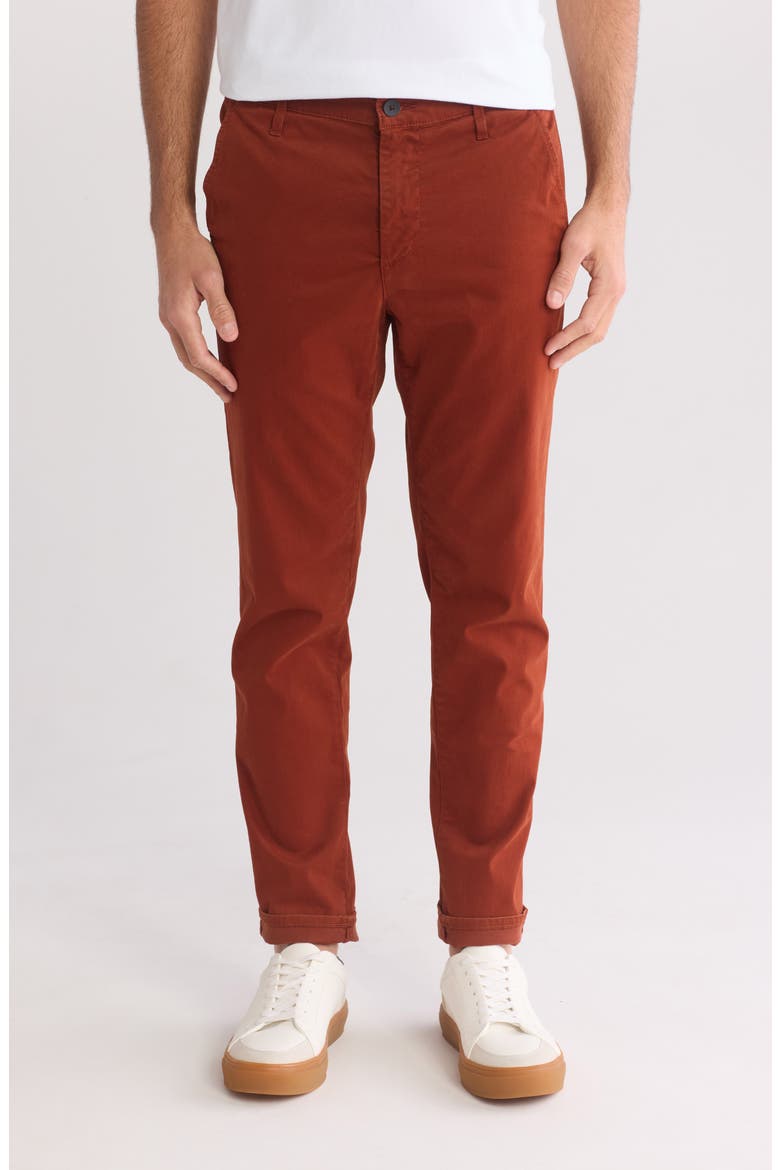 Jamison Slim Straight Leg Pants, Main, color, FIRED COPPER