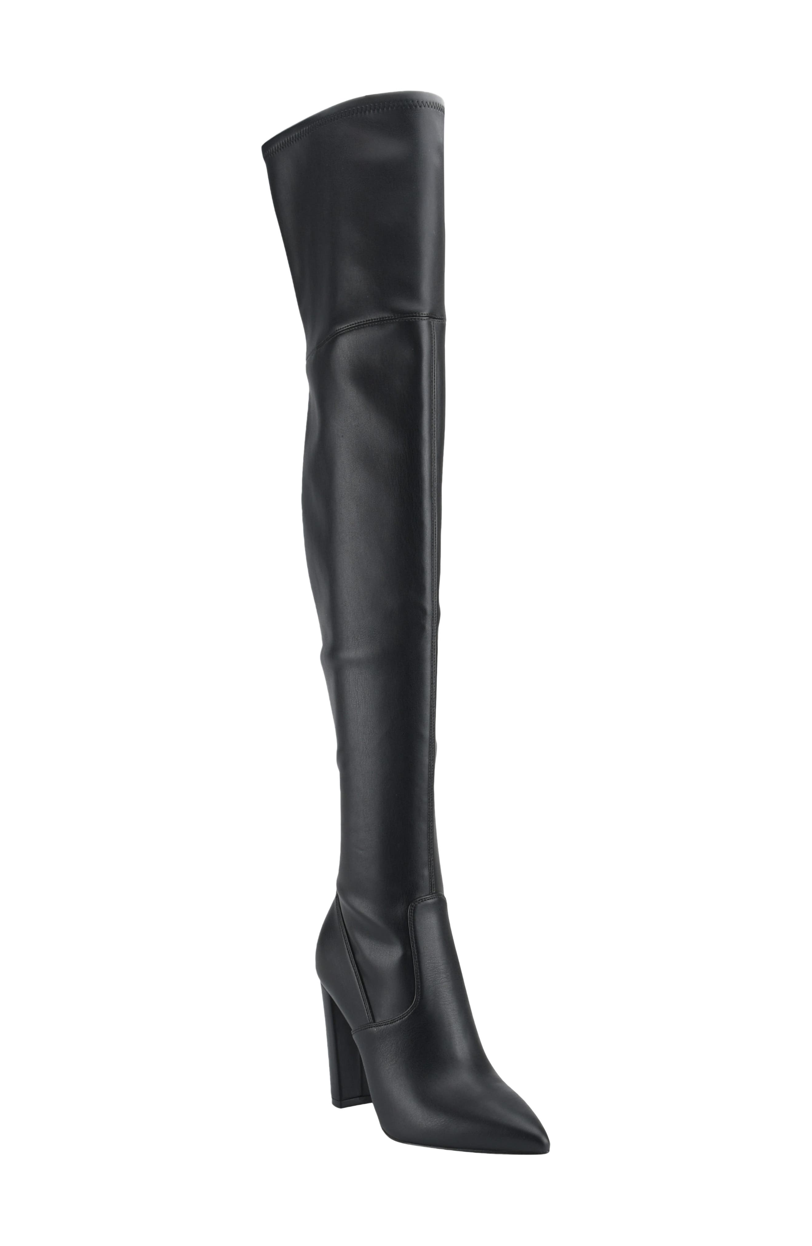 Garalyn Pointed Toe Over the Knee Boot, Main, color, BLACK 02