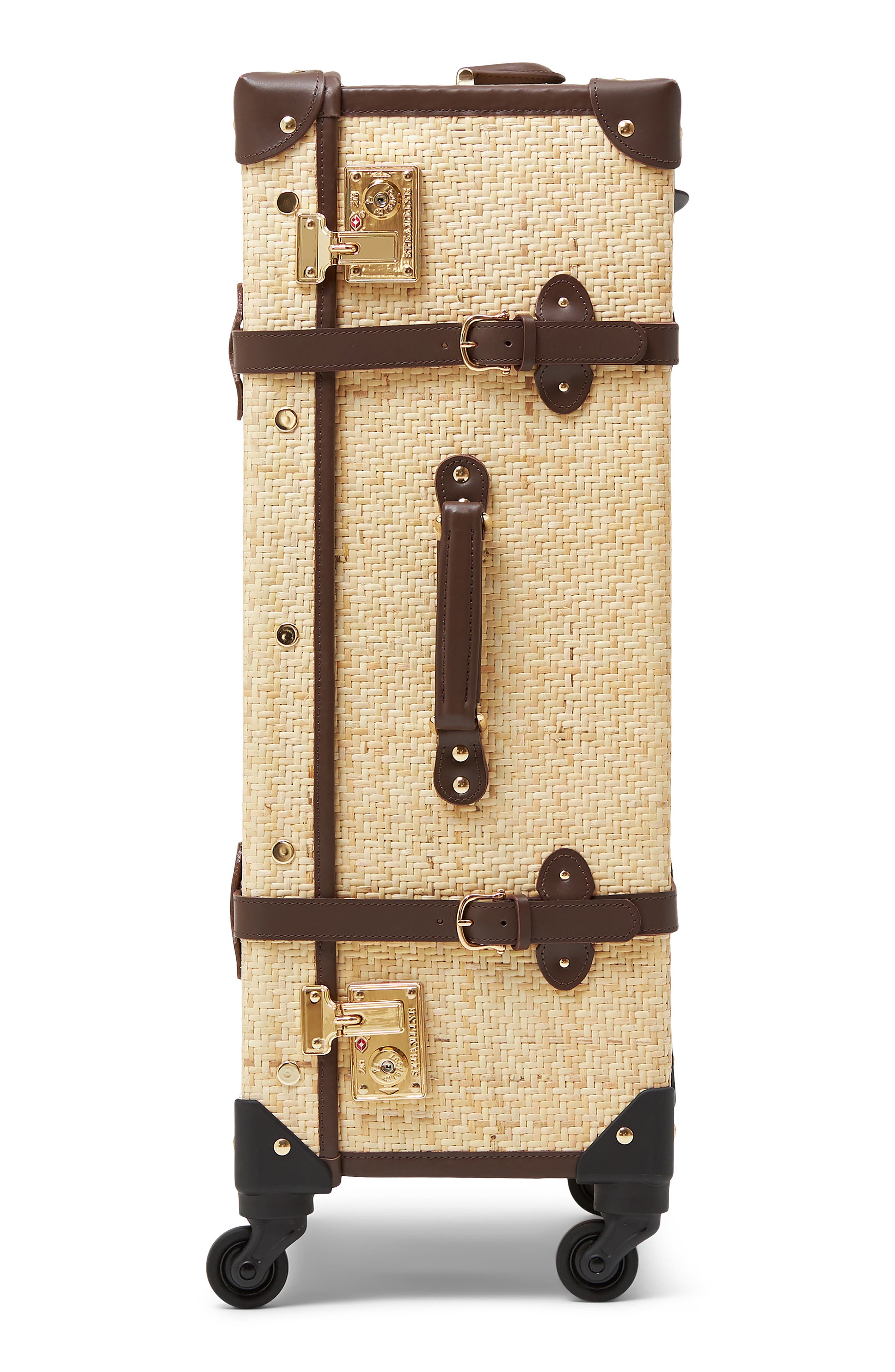 SteamLine Luggage The Explorer 26-Inch Check-In Rattan Spinner Packing Case, Alternate, color, 