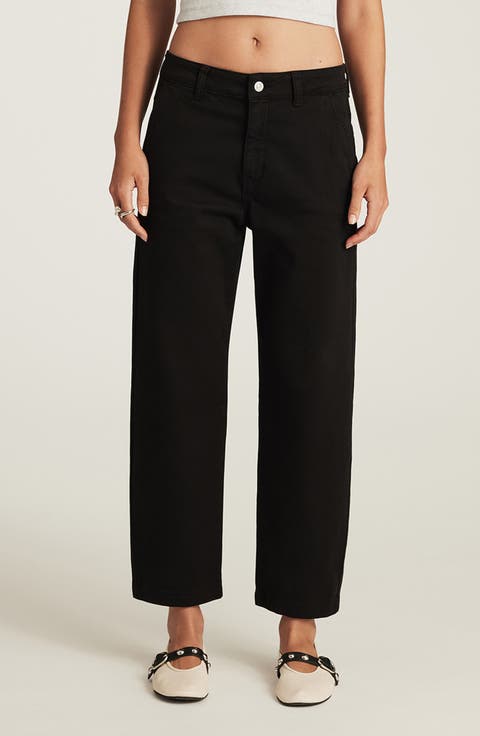 Lauren High Waist Casual Stretch Twill Pants