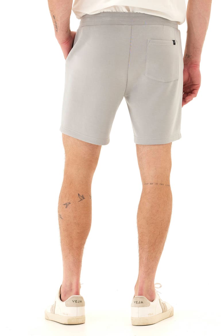 Garrett Peached Drawstring Shorts, Alternate, color, ANCHOR