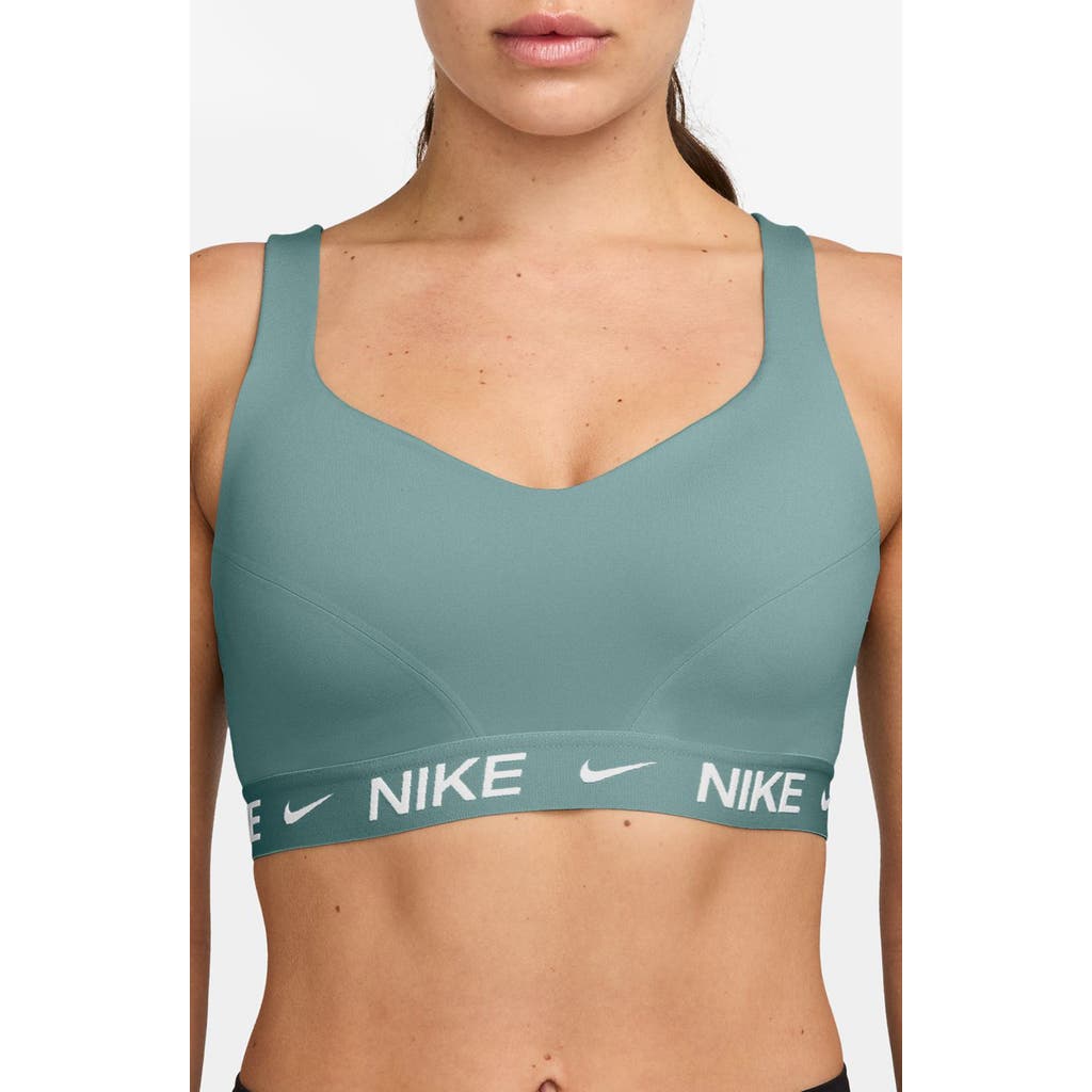 Nike Indy Dri-fit High Support Sports Bra In Green