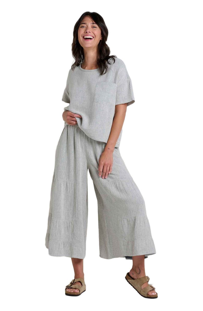 Toad & Co Tate Double Weave Palazzo Pant, Alternate, color,