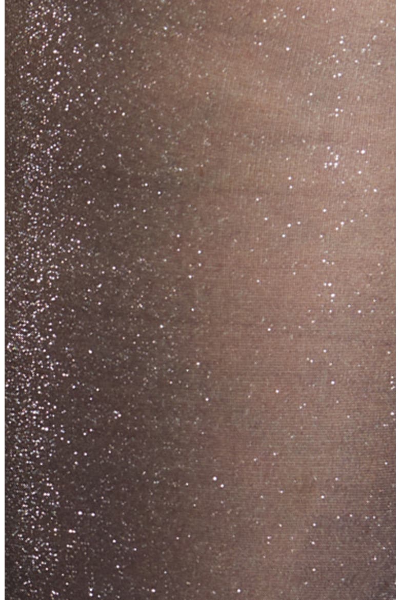 Diamond Metallic Tights, Alternate, color, BLACK/SILVER