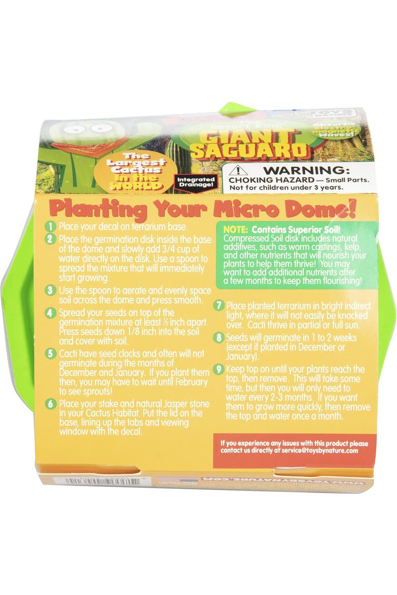 Sully the Desert King Giant Saguaro - Indoor Micro-Gardening Kit, Alternate, color, None
