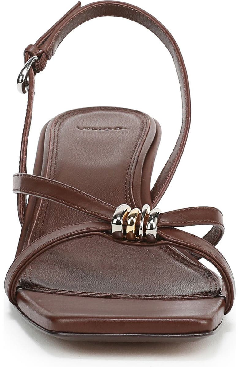 Vince Tali Slingback Kitten Heel Sandal, Alternate, color, Molton Brown
